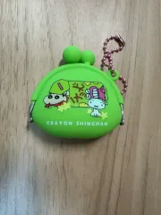 開封 クレヨンしんちゃん コインケース がま口 ポーチ チョコビ シロ キーホルダー