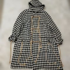 サイズ1】Hyke OXFORD COLLARLESS BIG JACKET オーバーサイズ サイズ1】Hyke OXFORD COLLARLESS BIG JACKET オーバーサイズ