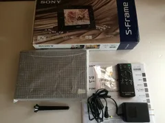新品 SONY デジタルフォトフレーム D720 クリスタル&ブラック DPF-D720/BU