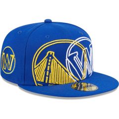 뉴엘라 남성 액세서리 모자 로고 Mens New Era Royal Golden State Warriors Game Day Hollow Logo Mashup 59FIFTY