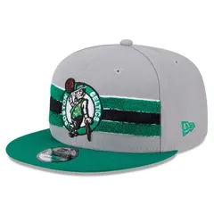 ニューエラ メンズ アクセサリー 帽子 Mens New Era Gray Boston Celtics Chenille Band 9FIFTY Snapback Hat Gray グレー