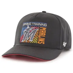 フォーティーセブン メンズ アクセサリー 帽子 Mens 47 Charcoal Miami Marlins 2023 Spring Training Reflex Hitch Snapback Hat Charcoal チャコール