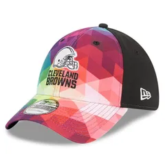 ニューエラ メンズ アクセサリー 帽子 Mens New Era Pink Cleveland Browns 2023 NFL Crucial Catch 39THIRTY Flex Hat Pink ピンク