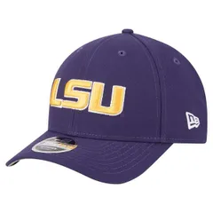 ニューエラ メンズ アクセサリー 帽子 Mens New Era Purple LSU Tigers Team Collective 9FORTY MCrown Adjustable Hat Purple パープル