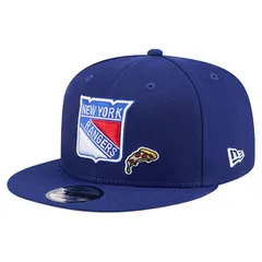 ニューエラ メンズ アクセサリー 帽子 Mens New Era Navy New York Rangers 9FIFTY Snapback Hat Navy ネイビー