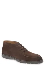 トッズ メンズ シューズ ブーツ・レインブーツ スエード Tods Apron Toe Suede Chukka Bootesta Moro