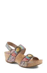 スプリングステップ レディース シューズ ヒール サンダル LArtiste by Spring Step Colomecool Slingback Sandal Tan Multi タン
