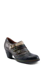 スプリングステップ レディース シューズ ブーツ・レインブーツ グラフィック LArtiste by Spring Step Graphic Bootie Black Metallic ブラック