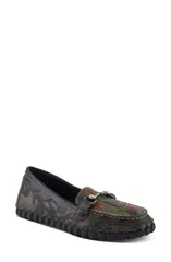 スプリングステップ レディース シューズ スリッポン・ローファー LArtiste by Spring Step Delavigne Bit Loafer Charcoal Multi チャコール
