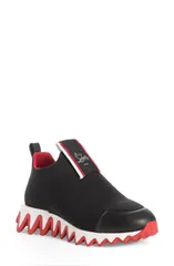 クリスチャン・ルブタン レディース シューズ スニーカー Christian Louboutin Tiketa Neoprene SlipOn Sneaker Black ブラック