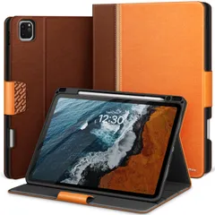 Pro 11インチ ケース 第4/3/2/1世代 (2022 2021 2020 iPad 2018) モデル兼用 手帳型 ペン収納可能 Apple Pencil 2のペアリング・ワイヤレス充電対応 ペンホルダー付き KingBlanc オートスリープ 絵描き