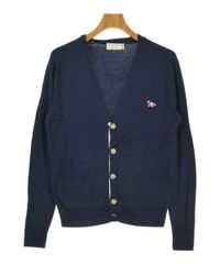 Maison kitsune カーディガン ライトブルー フロントロゴ - メルカリ