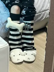 ストライプ レッグウォーマー