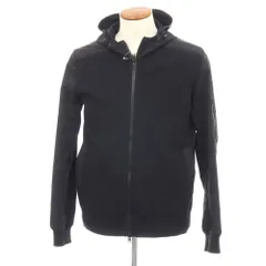 【中古】ヘルノ Herno ニット切り替え ダブルジップ フーデッドブルゾン ブラック【サイズ48】【メンズ】のサムネイル