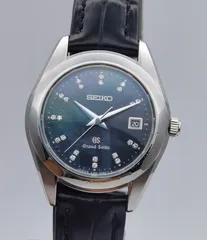 中古 セイコー SEIKO グランドセイコー STGF297 4J52-0AB0 シェル文字盤 デイト 22Pダイヤ SS レディース クォーツ 腕時計のサムネイル