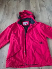 THE NORTH FACE ザノースフェイス レッド ウィンドブレーカー フード ジャケット