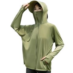 [Goodfeel] Rash Guard Women's Swimsuit Overwear Hoodie Long Sleeve UV Protection 99% UPF50+ 0