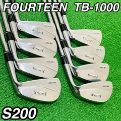 フォーティーン FOURTEEN TB-1000 アイアンセット 8本 S 右用 2026年最新】フォーティーン TB アイアンセット 1000 FORGED TB-1000