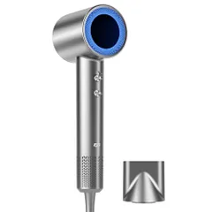 ドライヤー【年末新登場！15s超高速&美髪&大風量】ヘアドライヤー ８億高濃度マイナスイオン LEDディスプレイ 恒温ヘアケア ブラシレスDCモーター 軽量ドライヤー NTC温度制御システム 温冷リズム&２段階風量調整 スマートメモリー機能 低騒音 静電気抑e