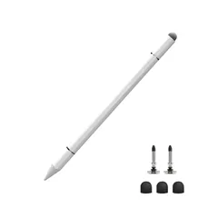 新品 サムコス タッチペン 3in1 磁気キャップ スライラスペン 全機種対応 高感度 極細 スマホゲーム アイフォーン iPhone iPad タブレット Android アンドロイド 円盤型ペン先 交換用ペン先付き