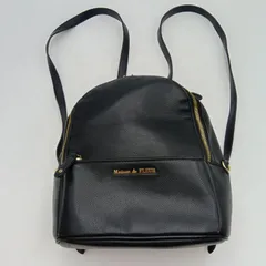 Maison de FLEUR メゾンドフルール フェイクレザーリュック レディース 黒 ブラック サイズF HBK13-5のサムネイル