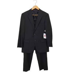 バーバリーロンドン BURBERRY LONDON ストライプ シルク混 ウール 2Bテーラードジャケット スーツセットアップ メンズ 表記無 