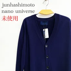 未使用 junhashimoto ジュンハシモト ナノユニバース NUS51KT0252FC jh 2way cotton カーディガン  S ネイビー 参考定価￥12,000 メンズ ファッション _218023のサムネイル