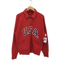 ポロラルフローレン POLO RALPH LAUREN VINTAGE FIT USA HALF ZIP SWEAT メンズ JPN：M 