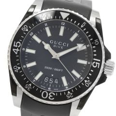 383GUCCI グッチ ダイヴ ラウンド 自動巻き 300 腕時計 美品 - メルカリ