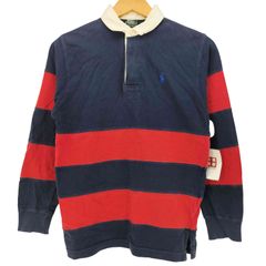 Polo by Ralph Lauren ラガーシャツ 長袖 ボーダー - メルカリ