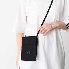 Y-3 ワイスリー ショルダーバッグ サコッシュ X-BODY POUCH JZ8062 レディース ユニセックス ブラック ナイロン ポーチ ポシェット スナップボタン開閉のサムネイル