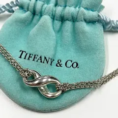 TIFFANY&Co.　ティファニー　インフィニティ　ダブルチェーン　ネックレス　925