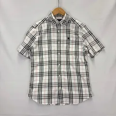 Burberry BLUE LABEL VINTAGE チェック 半袖シャツ サイズM 難あり FE812-308-02 08042101 01のサムネイル