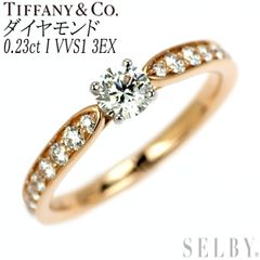 ティファニー Tiffany 5号 リング K18 Pt950 - メルカリ