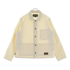 NEIGHBORHOOD (ネイバーフッド) 17AW HUSTLAS/C-JKT ボタンフライデニムカバーオール ホワイト 172ARNH-JKM02のサムネイル