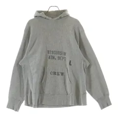 CHAMPION (チャンピオン) 80s VINTAGE REVERSE WEAVE リバースウィーブ CREW プリント ステンシル プルオーバー スウェット パーカー グレー