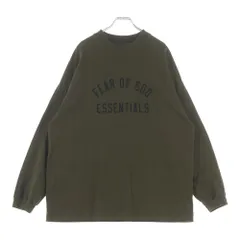 FEAR OF GOD ESSENTIALS (フィアオブゴッド エッセンシャルズ) L/S T-SHIRT 長袖Tシャツ ロンT カーキ
