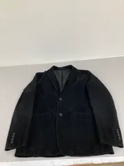 送料無料★COMME CA ISM コムサイズム★コーデュロイジャケット　上着　メンズジャケット★Sサイズ★ブラック　黒　#80421sj96