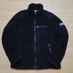 フィラ FILA 黒色 フリース ジャケット フリース S