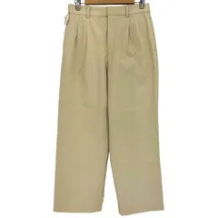 ユニクロ UNIQLO タックワイドパンツ（ツータック・丈標準69～71cm） レディース JPN：L 