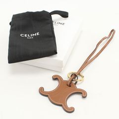 セリーヌ トリオンフチャーム スムースカーフスキン タン - メルカリ