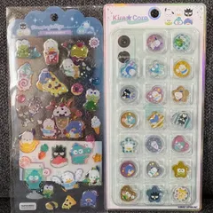 正規品 ドロップジェリーシール キラコロおはじきシール はぴだんぶい 2点セット 送料無料