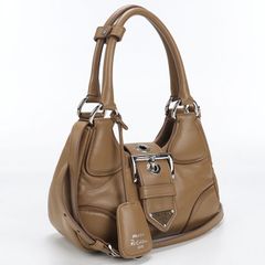 プラダ ナッパレザームーン･2WAYハンド  1BA381【Bランク】【中古】 PRADA（プラダ） 【中古】｜PRADA 1BA381 ムーン パデッドナッパレザー