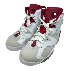 NIKE ナイキ AIR JORDAN 6 RETRO サイズUS7.5 エアジョーダン スニーカー ホワイト レッド