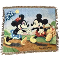ディズニー ミッキー ミニー ラグ ブランケット