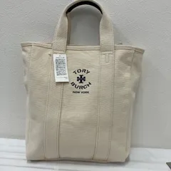 1296　TORY BURCH　トリーバーチ　タグ付き　トートバッグ　ハンドバッグ　キャンバス　キャンバストート　ノベルティ　非売品　大きめ　大容量　レディース　シンプル　きれいめ