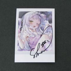ホロライブ 紫咲シオン 活動5周年記念 直筆サイン入りチェキ風