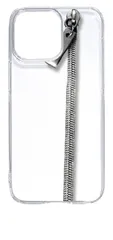 【新品未使用】iPhone15 Pro Max アイフォン15プロマックスクリア ハードケース ジッパー チャック スマホケース 