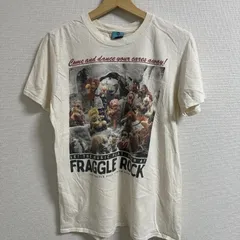 (^w^)b TRUFFLE SHUFFLE Tシャツ キャラクタープリント FRAGGLE TOURISM 半袖カットソー フラグルロック クルーネック グラフィック dance cares away! クリーム メンズ サイズ M OM11720HG