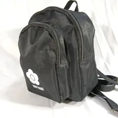 【定番】マリークワント リュック 黒 ナイロン デイジー 軽量 バックパック MARY QUANT レディース 通学 お出かけ ミニリュック 鞄 花柄 ロゴ べたつきなし